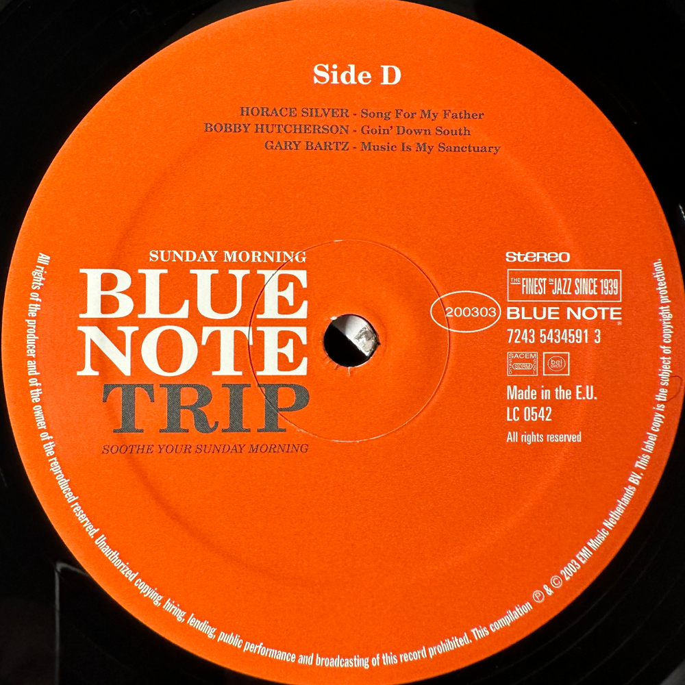 Blue Note Trip - Sunday Morning 2LP (Европа 2003г.)