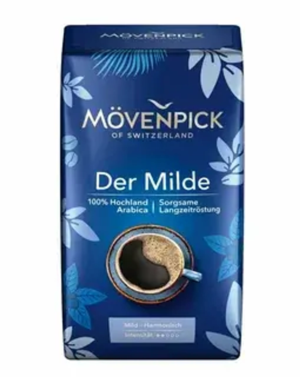 Кофе натуральный жареный молотый MOVENPICK DER MILDE (500гр)