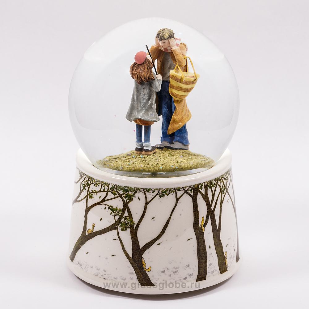 Снежный шар "Музыка чувств"