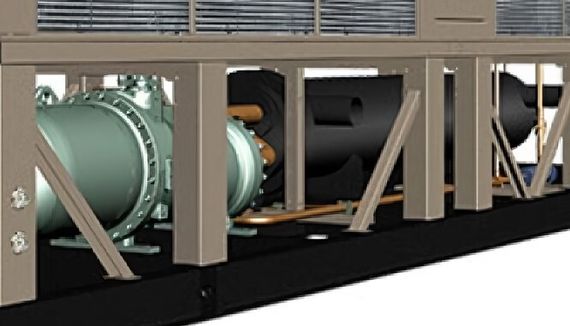 Чиллер с воздушным охлаждением Dantex DN-900BGMTC/SM — (2)