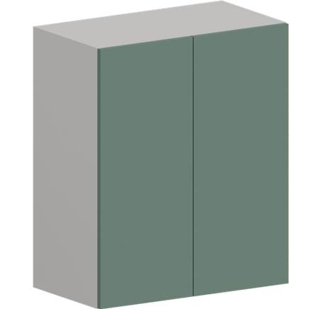 Кухня Модуль ШВ 600 Белый / Матовая мята