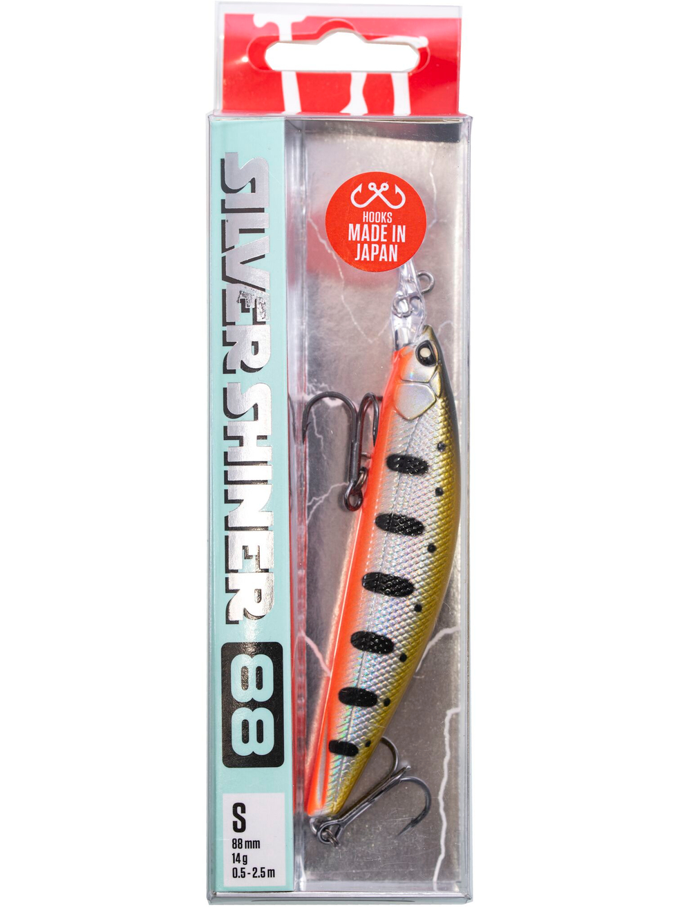 Воблер Lucky John Silver Shiner 88S, 8.8 см, 14 г, цвет 101