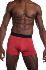 Трусы-боксеры в крапинку из высококачественного хлопка (Размер: XXL) (Цвет: черный)