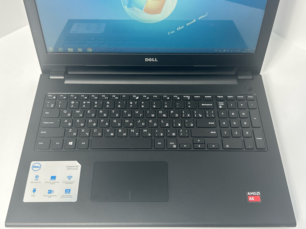 Ноутбук Dell Inspiron 15 3541 15.6"/AMD A6-6310/RAM 4GB/HDD 1000GB/AMD Radeon R4 Graphics/1366*768/TN/Windows 7/Подсветка кл-ры: НЕТ/Чёрный. Состояние: B2