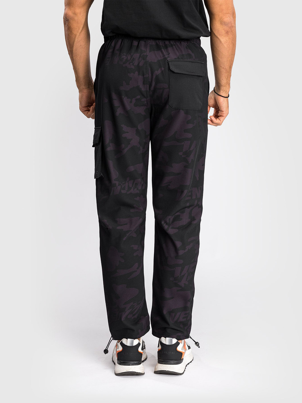 Брюки спортивные Venum Trooper Black/Deep Purple