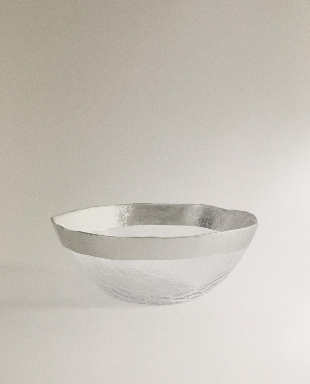 Zara Home миска из стекла, цвет серебристый, 14 см