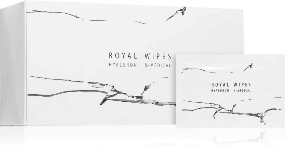 N-Medical Royal wipes - очищающие салфетки для снятия макияжа для чувствительной кожи /  30 szt.   / GTIN 2600006080518