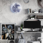 3085/ELN PALE SN 70 Светильник пластик/белый/синий LED 76Вт 3000/4000/6000K D480 IP43 CCT SPACE