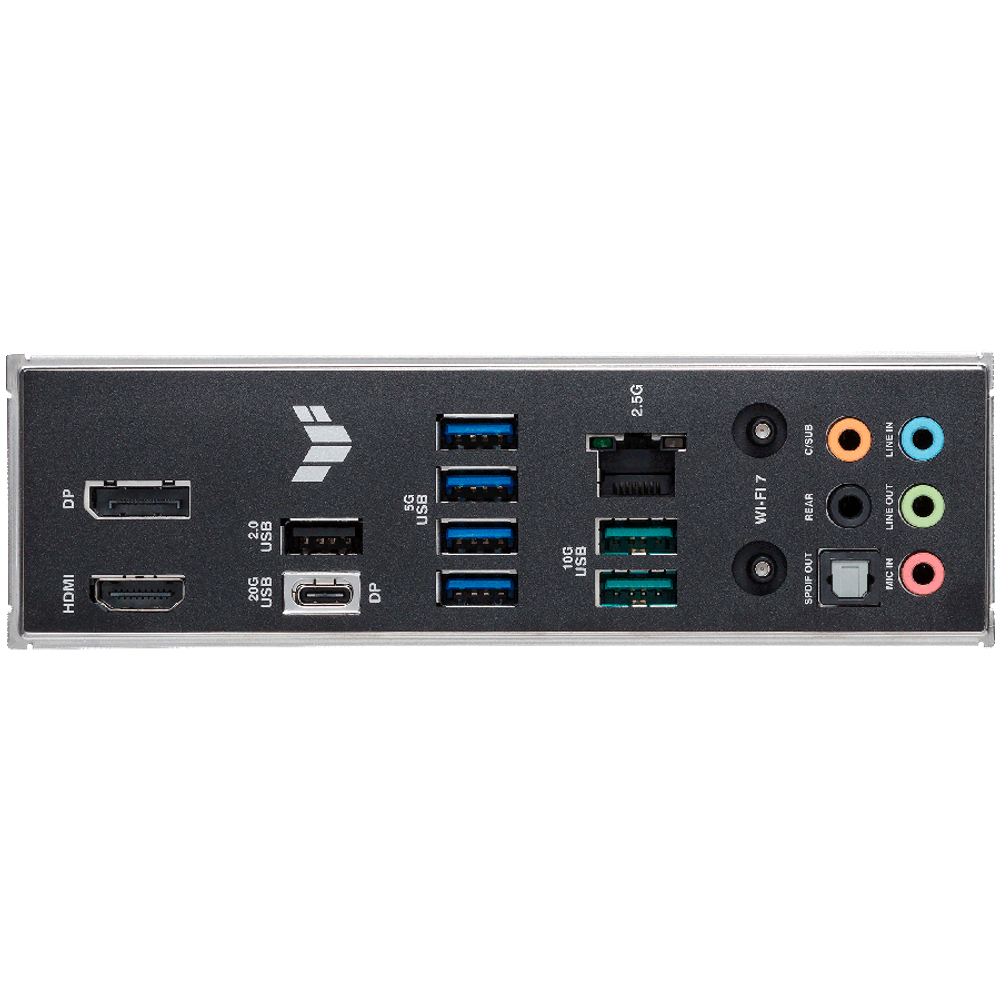 ASUS Main Board Desktop Intel B860 Chipset 4 x DIMM slots, max. 256GB, DDR5 1 x PCIe 5.0 x16 slot 1 x DisplayPort1 x HDMI port 1 x Wi-Fi Module 3 x M.2 slots 4 x SATA mATX Form Factor