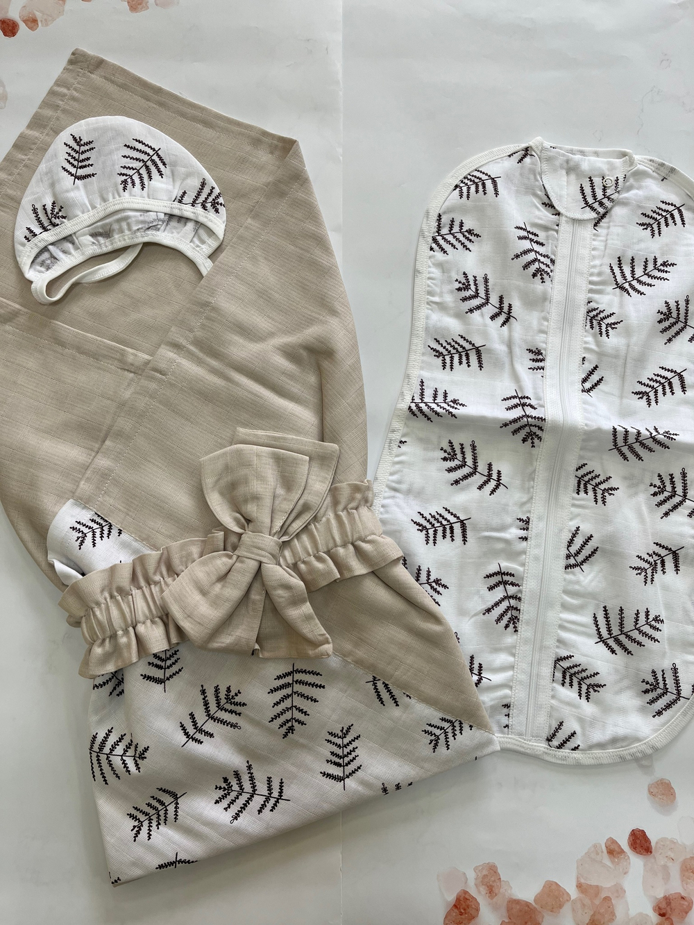 Комплект на выписку "Лялька" - муслин лето