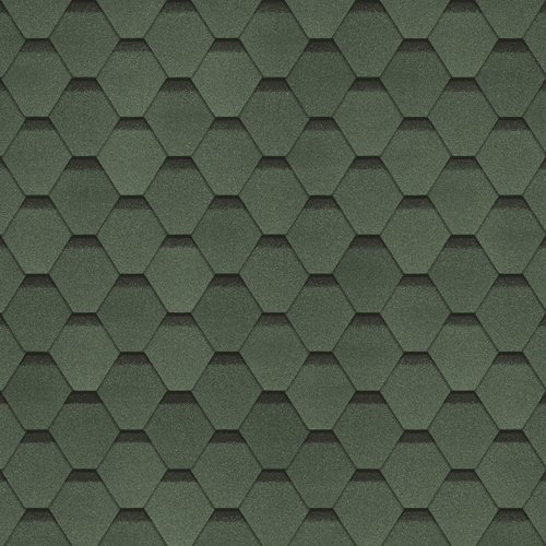 Гибкая черепица САМБА Shinglas Малахит (1уп-3кв.м), м2