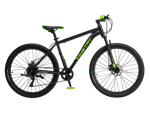 Велосипед 27,5" TIMETRY TT322  7 ск. черный зеленый
