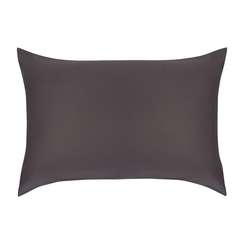 Комплект постельного белья из премиального сатина темно-серого цвета из коллекции essential, 200х220 см