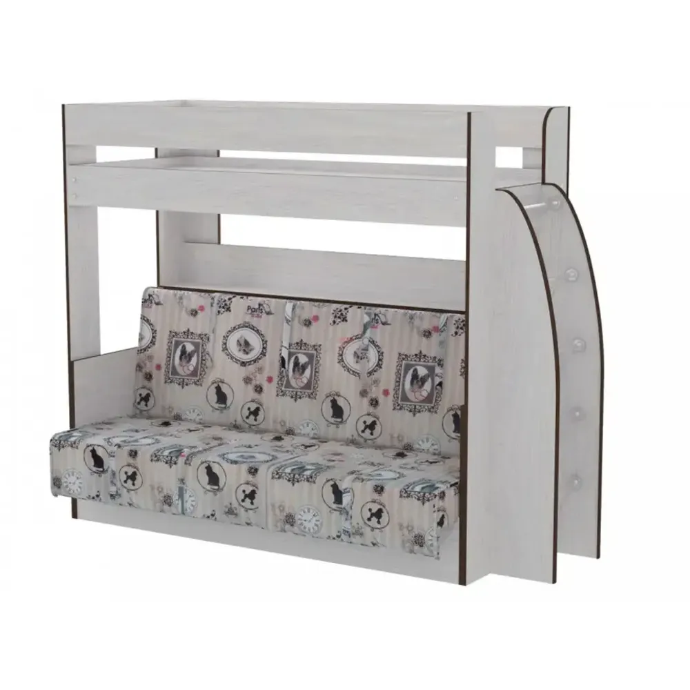 Уголок школьника Омега 17 Кровать - диван 2х ярусная