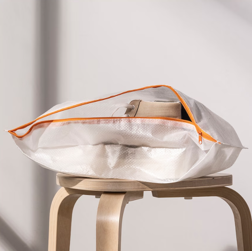 ПАРКЛА PARKLA Сумка для обуви 48x22 см, белая