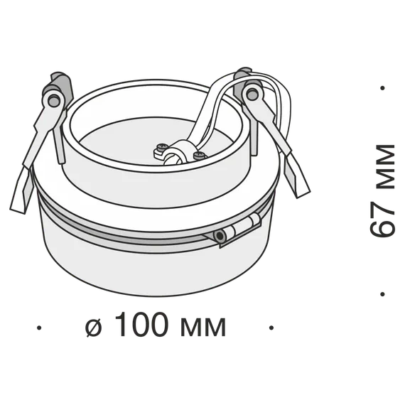 Встраиваемый светильник Магия / Magic 12 Вт 4000 К 36° Technical dl2003-l12b4k