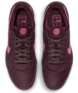 Женские Кроссовки теннисные Nike Zoom Court Lite 3 Premium - burgundy crush/pinksicle/hyper pink
