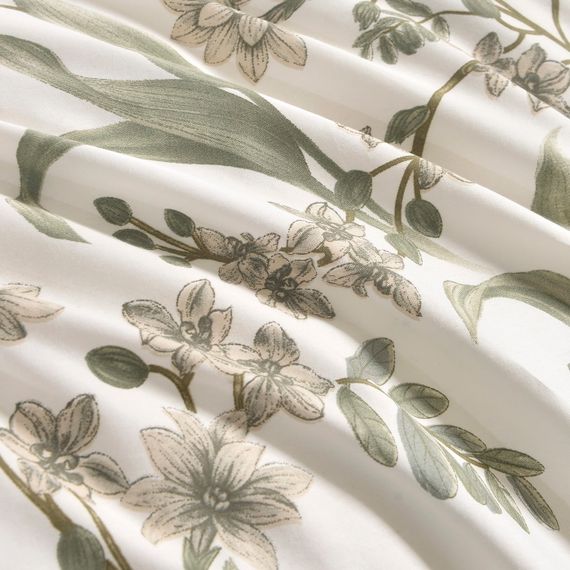 Майли (зеленый) КПБ Сатин 2х