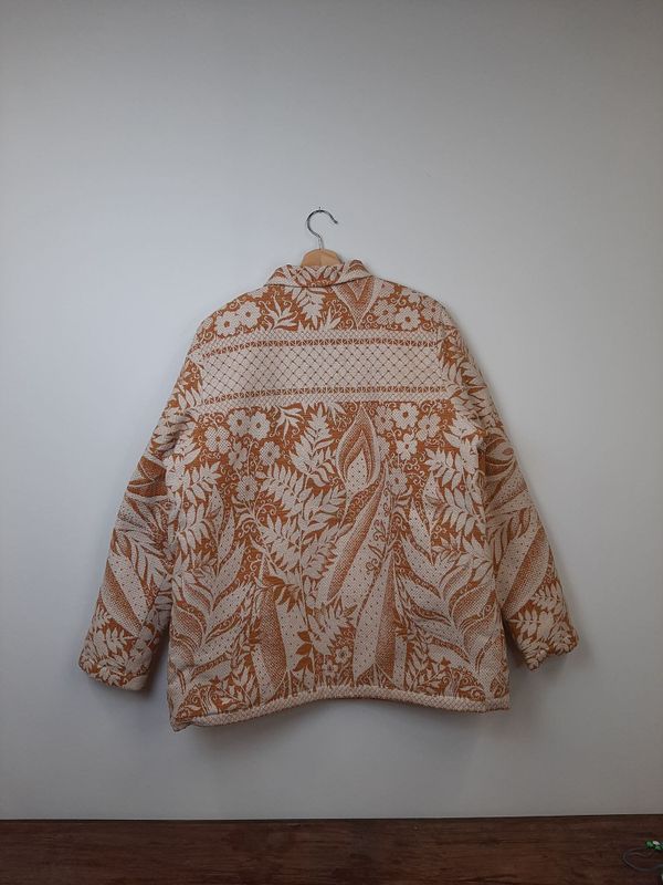 Куртка с Вышивкой на Маленьком Кармане / Petrol Jacket оранжевая - фото 9