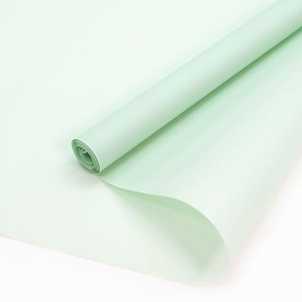 Упаковочная матовая пленка (0,6*10 м) Pastel, Зеленый чай, 1 шт.