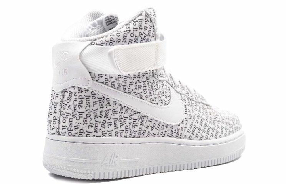 Кроссовки Nike Air Force 1 Lx Just Do It Pack White (Женская размерная сетка)