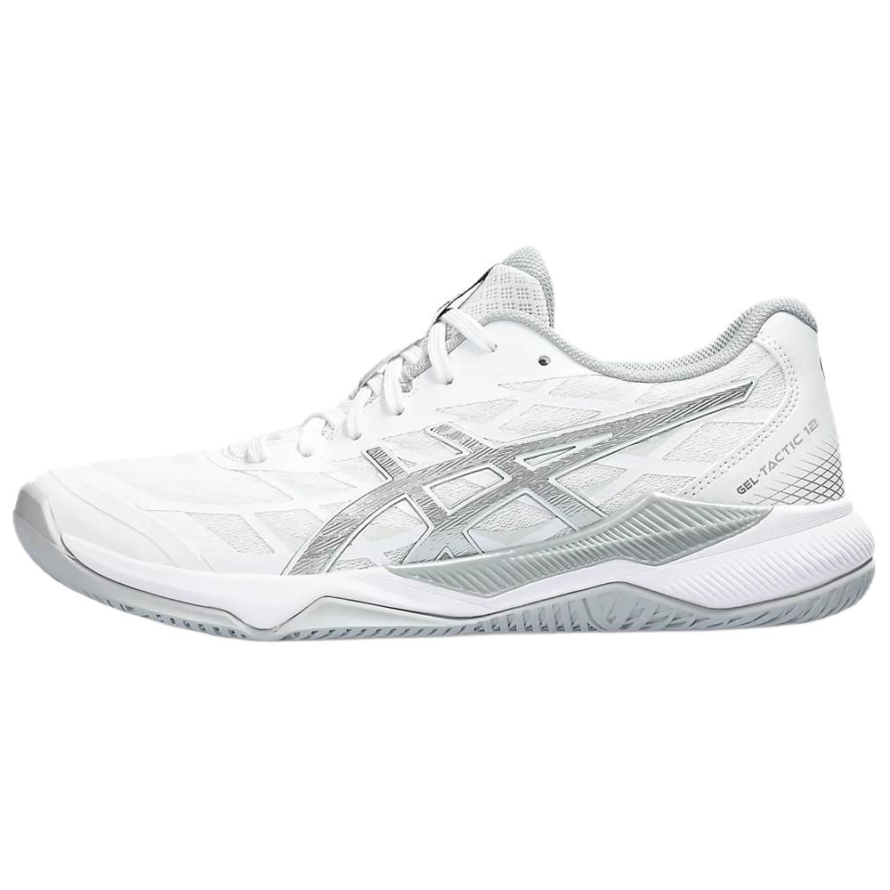 ASICS Gel Tactic 12 White Pure Silver Women"s