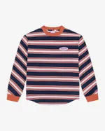 Лонгслив Ymkashix Stripe темно-синий