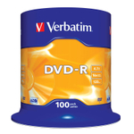 Диск DVD-R 4.7Gb Verbatim 16x, 1шт., в конверте