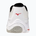 Кроссовки волейбольные Mizuno Wave Lightning Elite white/black/fiery red