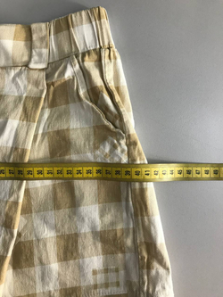 Юбка-шорты в стильную клетку, визуально 44 размер