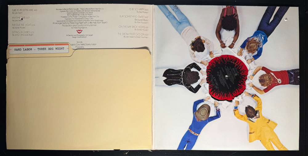 Three Dog Night ‎– Hard Labor (США 1974г.)