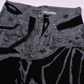 Широкие кастомные джинсы от Ships, S