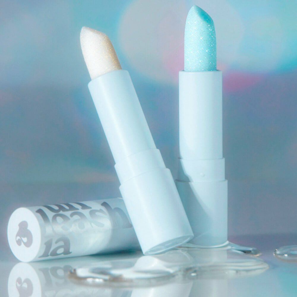 Веганский кристальный бальзам для губ с блёстками Unleashia Glacier Vegan Lip Balm