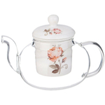Чайник заварочный 0,65л стеклянный с фарфоровым ситом "Мэрибель"