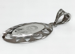 "Святая Матрона" - ювелирная подвеска из серебра