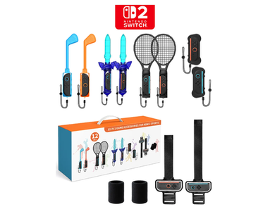 Спортивные аксессуары 12 в 1 для Nintendo switch 2 joycon