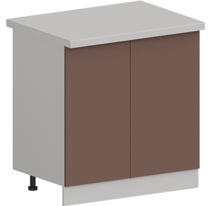 Кухня Модуль ШН 800 Графит / Пудрово-розовый