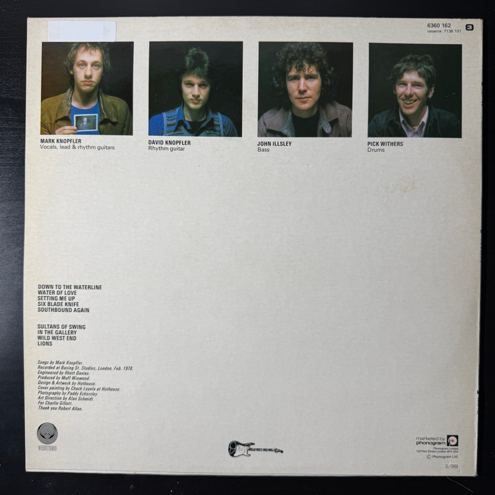 Dire Straits - Dire Straits (Скандинавия 1978г.)