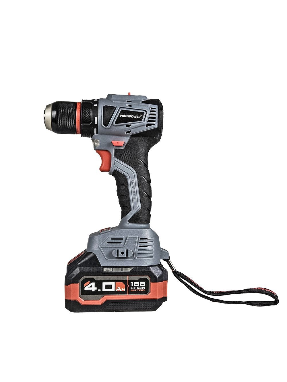 Аккумуляторный бесщеточный НАБОР 3в1 PROFIPOWER ProfiSet-3E18 (Li-ion-2шт, 4Ач, З/У, кейс, E0080,T0056, T0058)