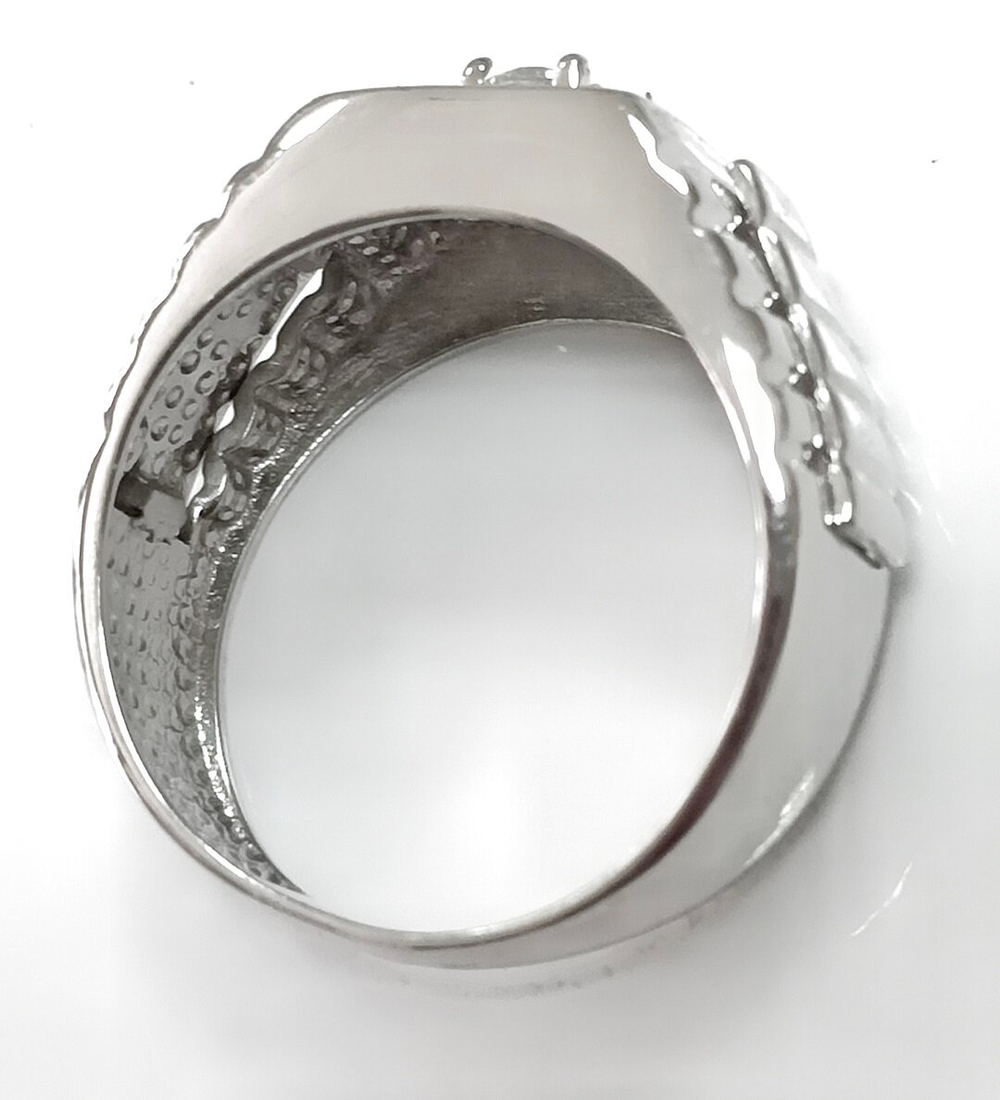 Ювелирное кольцо мужское,серебро