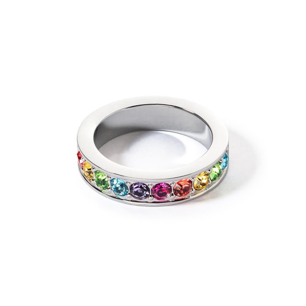 Кольцо Coeur de Lion Multicolour Silver 17.2 мм 0131/40-1517 54