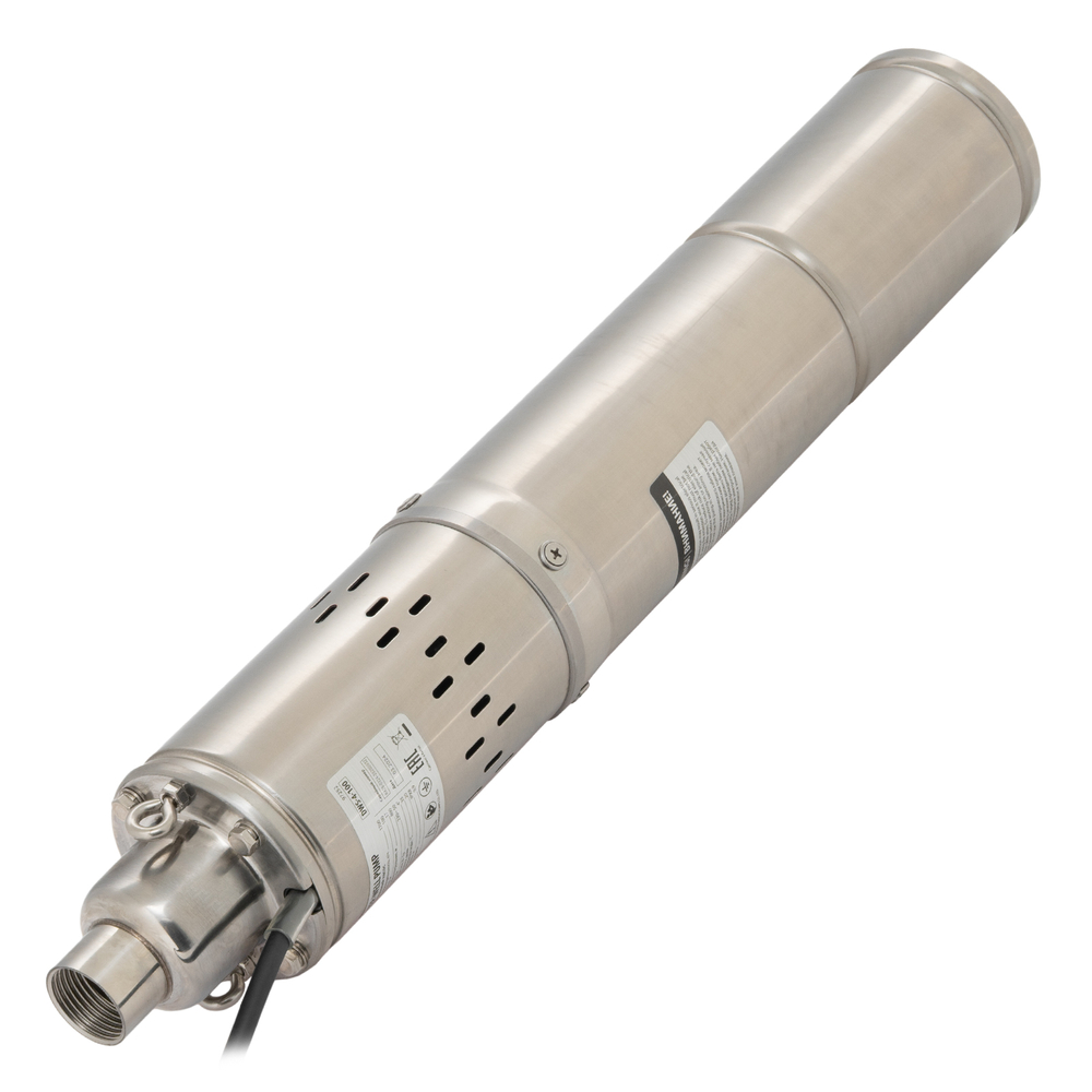 Скважинный насос DWS-4-100, винтовой, диаметр 4", 800 Вт, 1700 л/ч, напор 100 м Denzel