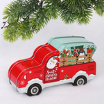 Банка жестяная «Грузовичок с пингвином» 19*11*6см