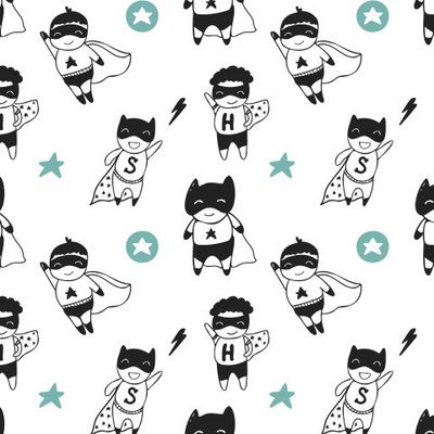 Милый супергерой малыш