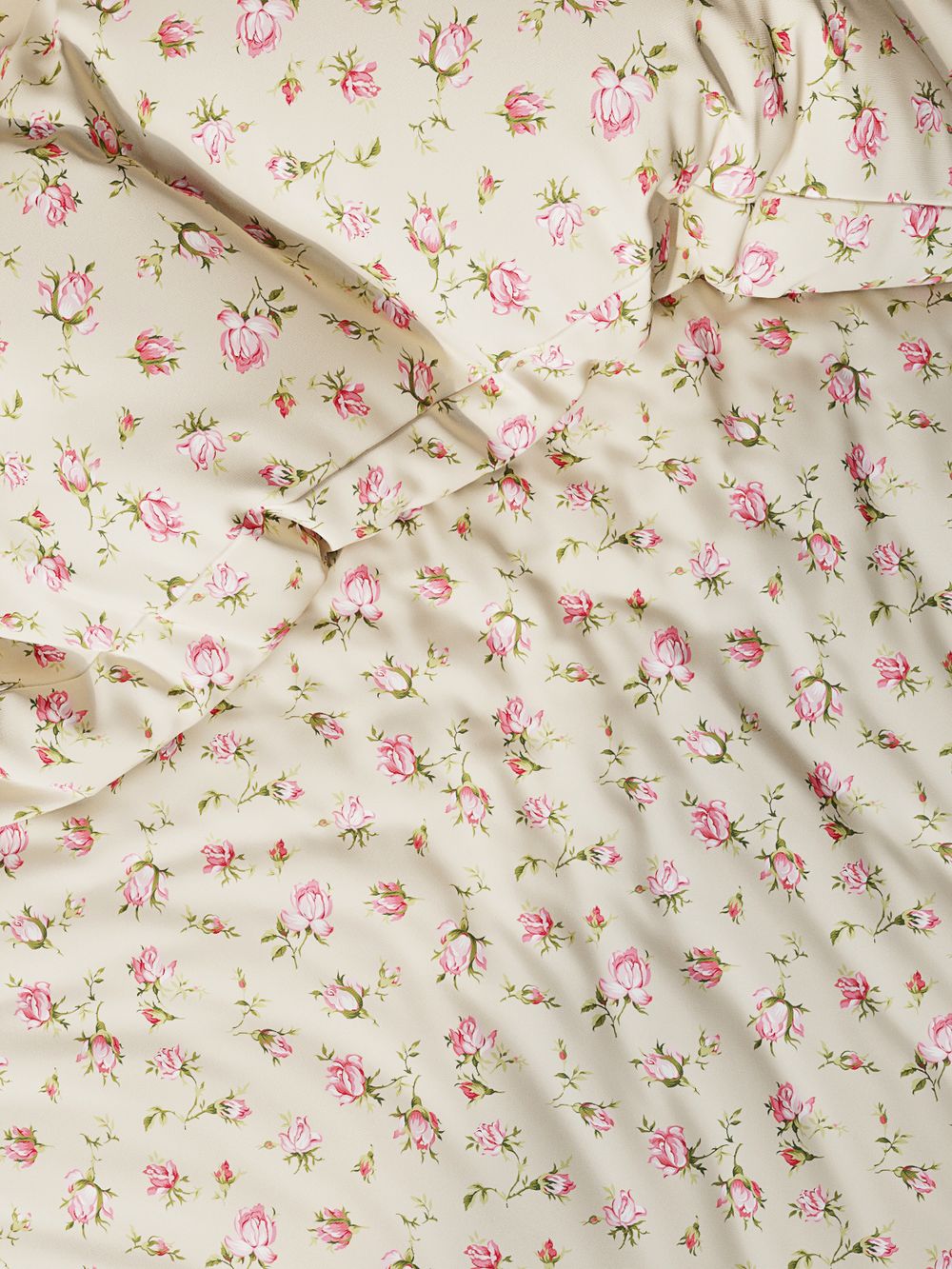 Комплект наволочек 2шт Milky Garden "Розы на бежевом" 70х70 см