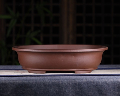 Состаренный неглазурованный горшок для бонсай высокого качества (исинская керамика) | 36.5*29.5*8.5