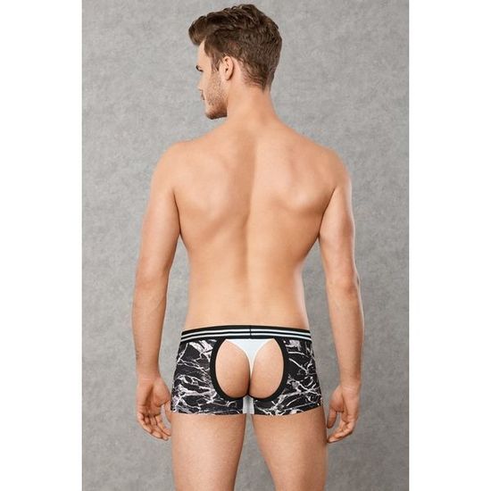 Мужские трусы хипсы темно-серые с белой вставкой Doreanse 1889