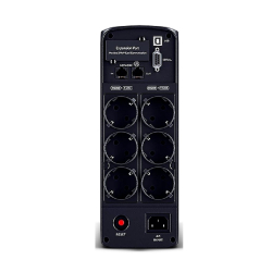 Источник бесперебойного питания CyberPower CP1350EPFCLCD ИБП (Line-Interactive, Tower, 1350VA / 810W USB / RS-232 / RJ11 / 45 / USB / SNMPslot charger A / С (6 EURO), с чистым синусом при работе от АКБ)