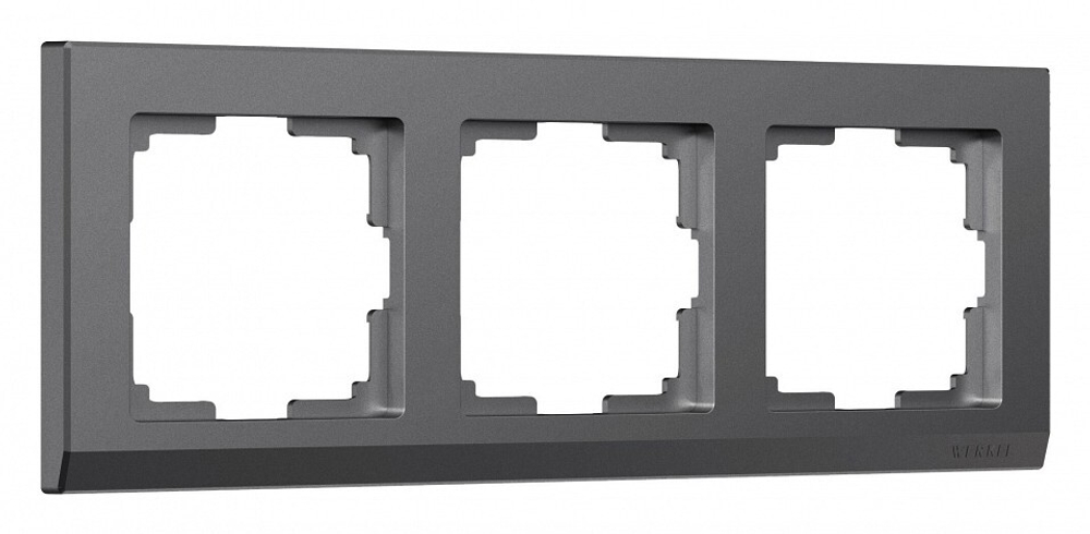 Рамка на 3 поста Werkel Stark (графит матовый) W0031864