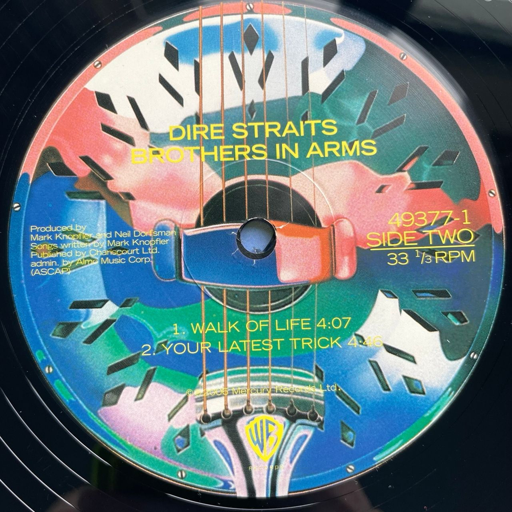 Винтажная виниловая пластинка LP Dire Straits Brothers In Arms (США 2006)